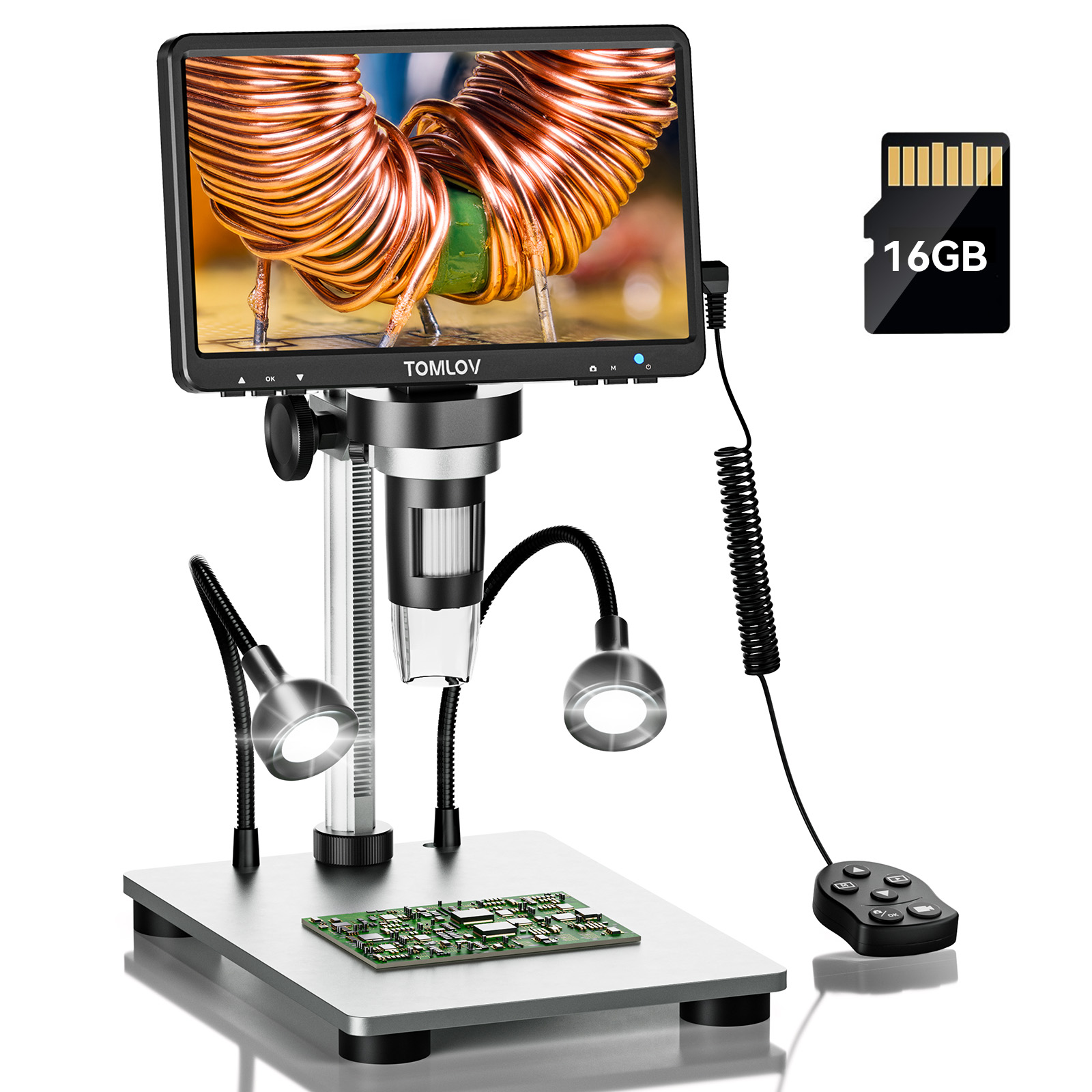 Electronics Repair Videos - TOMLOV Mikroskop Tampilan Koin LCD 7