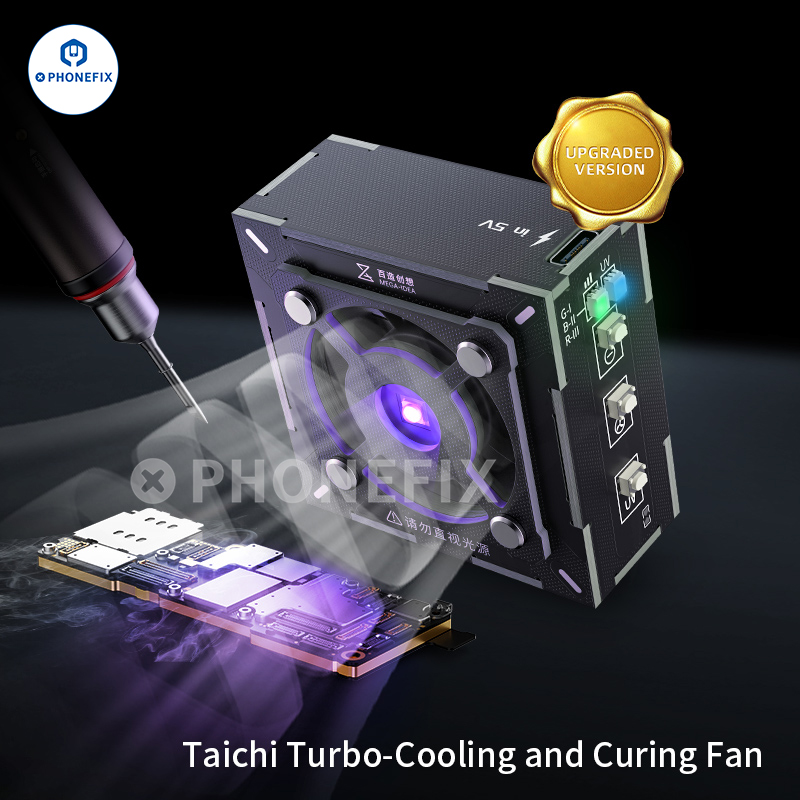 Electronics Repair Training - Qianli MEGA-IDEA Ekstraktor Asap Kipas Penyembuhan