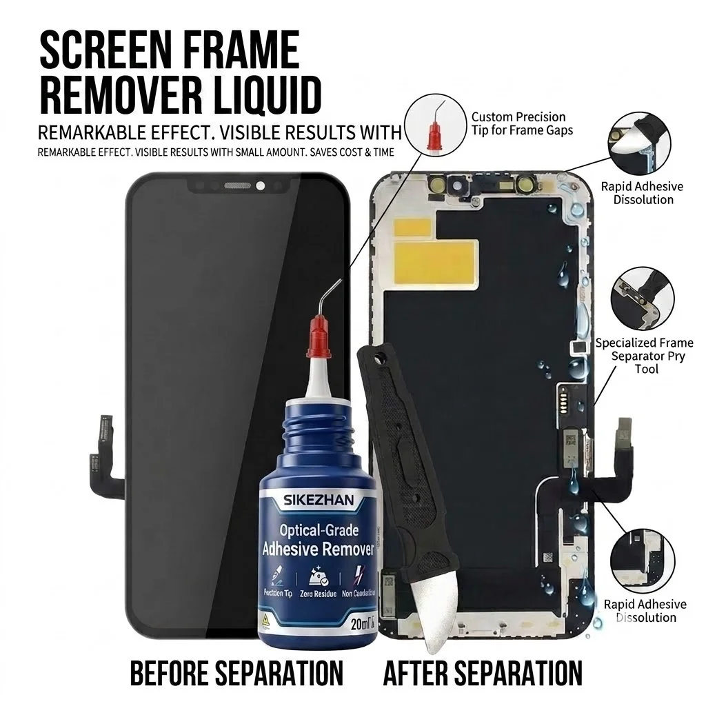 Electronics Repair Training - SIKEZHAN 20ml Kit Pembersih Penghilang Perekat
