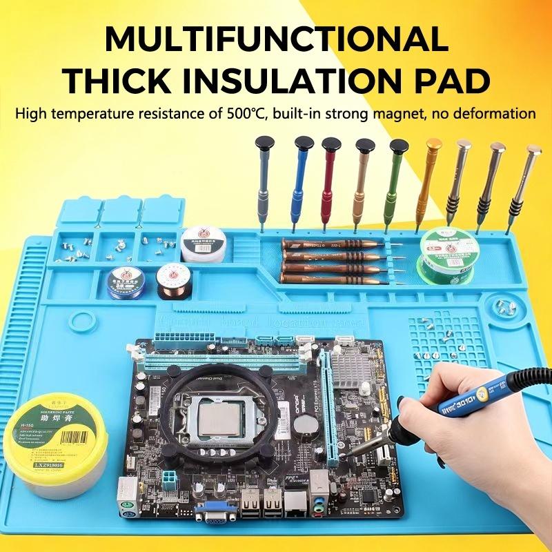 Alas Meja Silikon Anti-Statik  - Electronics Repair Training ulasan dan harga