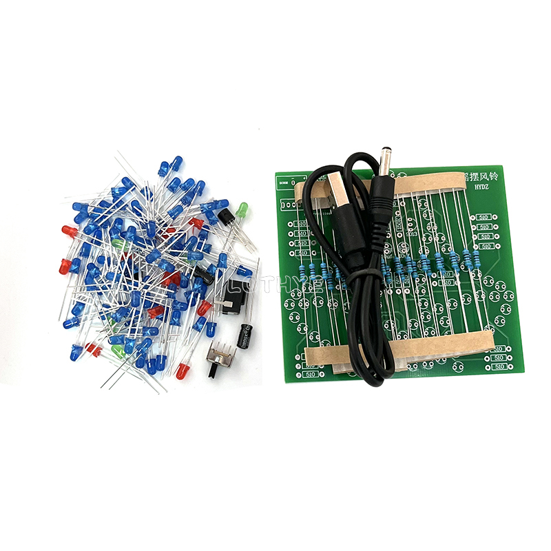 DC 3-5V DIY LED Ayunan Lonceng - Electronics Repair School ulasan dan harga