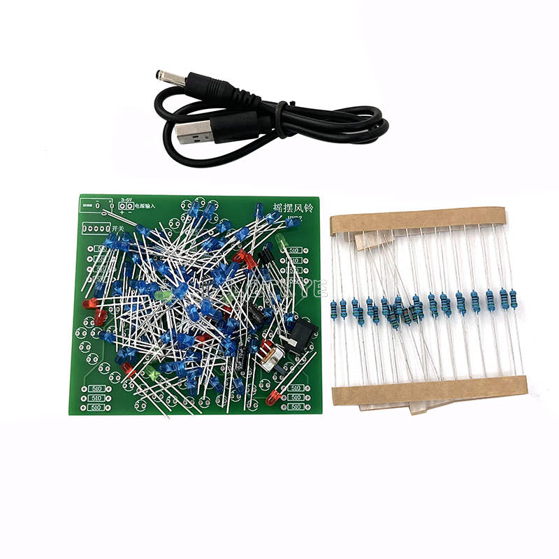 DC 3-5V DIY LED Ayunan Lonceng - Electronics Repair School ulasan dan harga