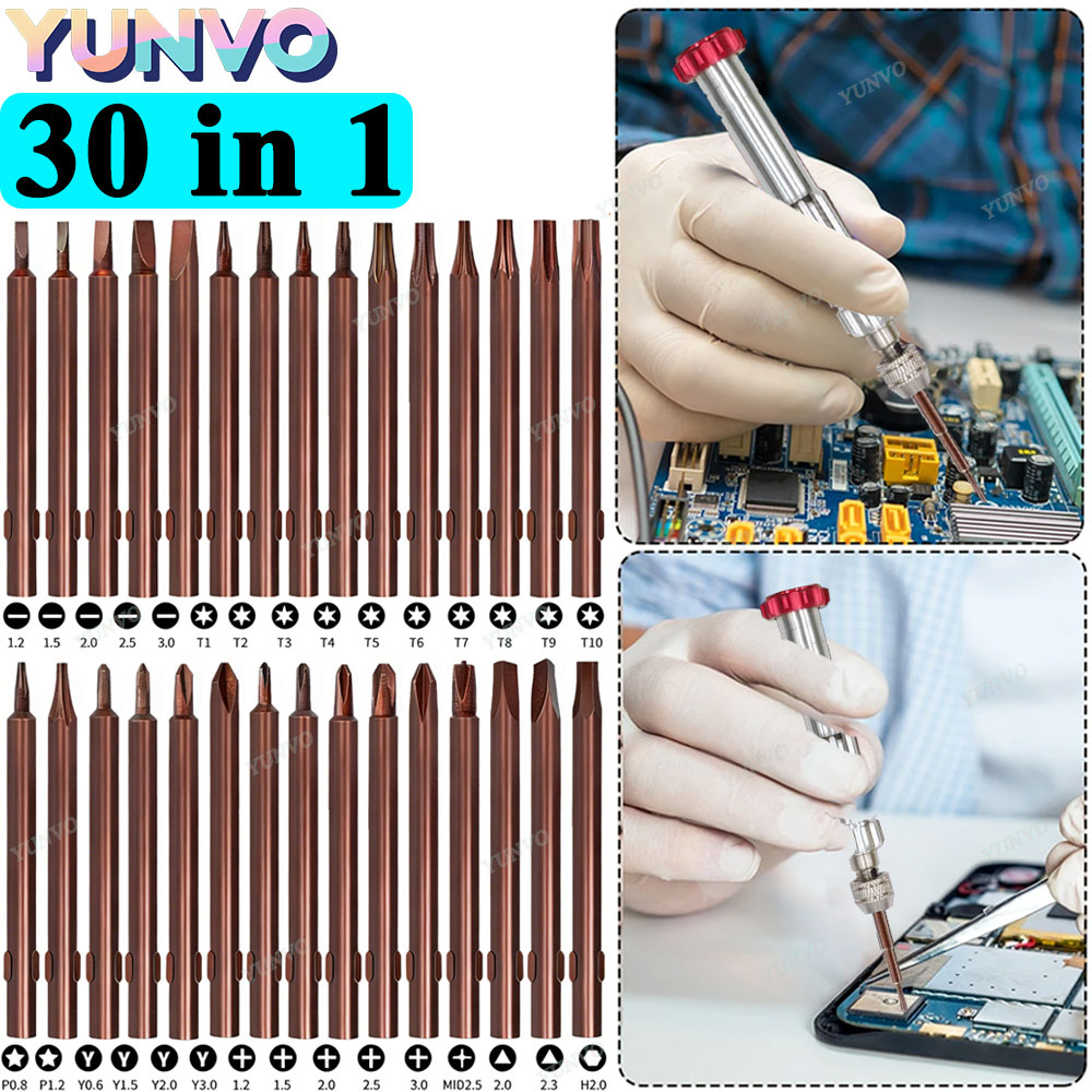 Set Obeng Presisi Magnetik 30  - Electronics Repair Training ulasan dan harga