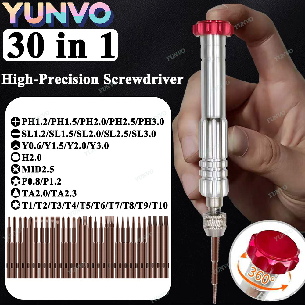 Set Obeng Presisi Magnetik 30  - Electronics Repair Training ulasan dan harga