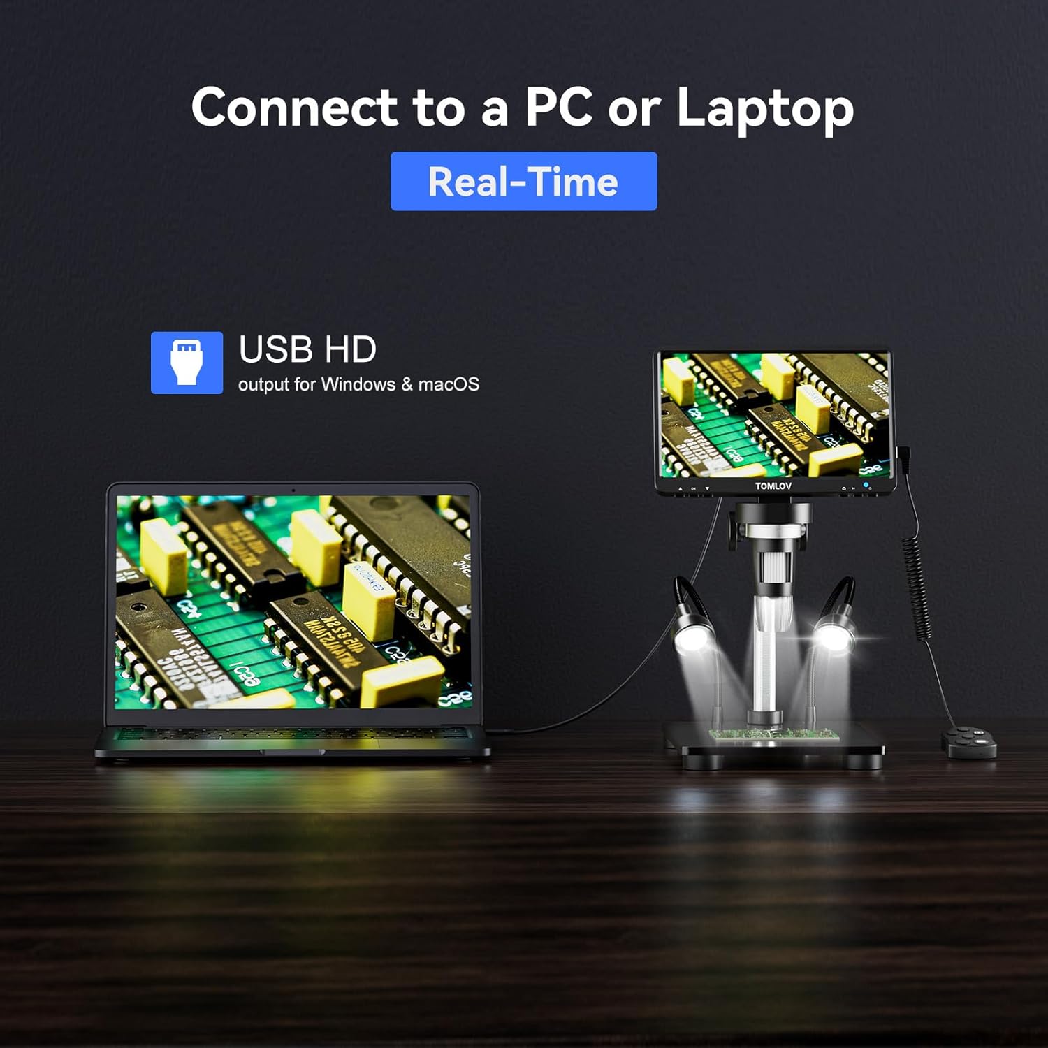 TOMLOV Mikroskop Tampilan Koin - Electronics Repair Videos ulasan dan harga