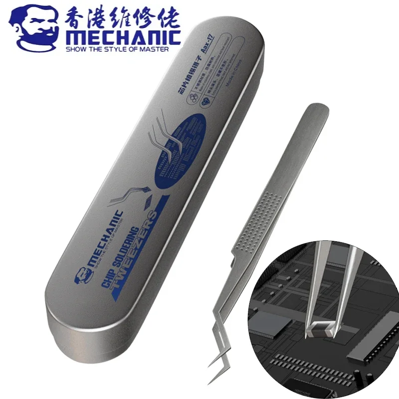 Aax-17 mekanik pinset komponen - Electronics Repair Tool Kit ulasan dan harga